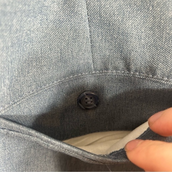 Levi’s Action Slacks Pants Sz 36x30 Blue Pleated Work Career Dress - Picture 5 of 10